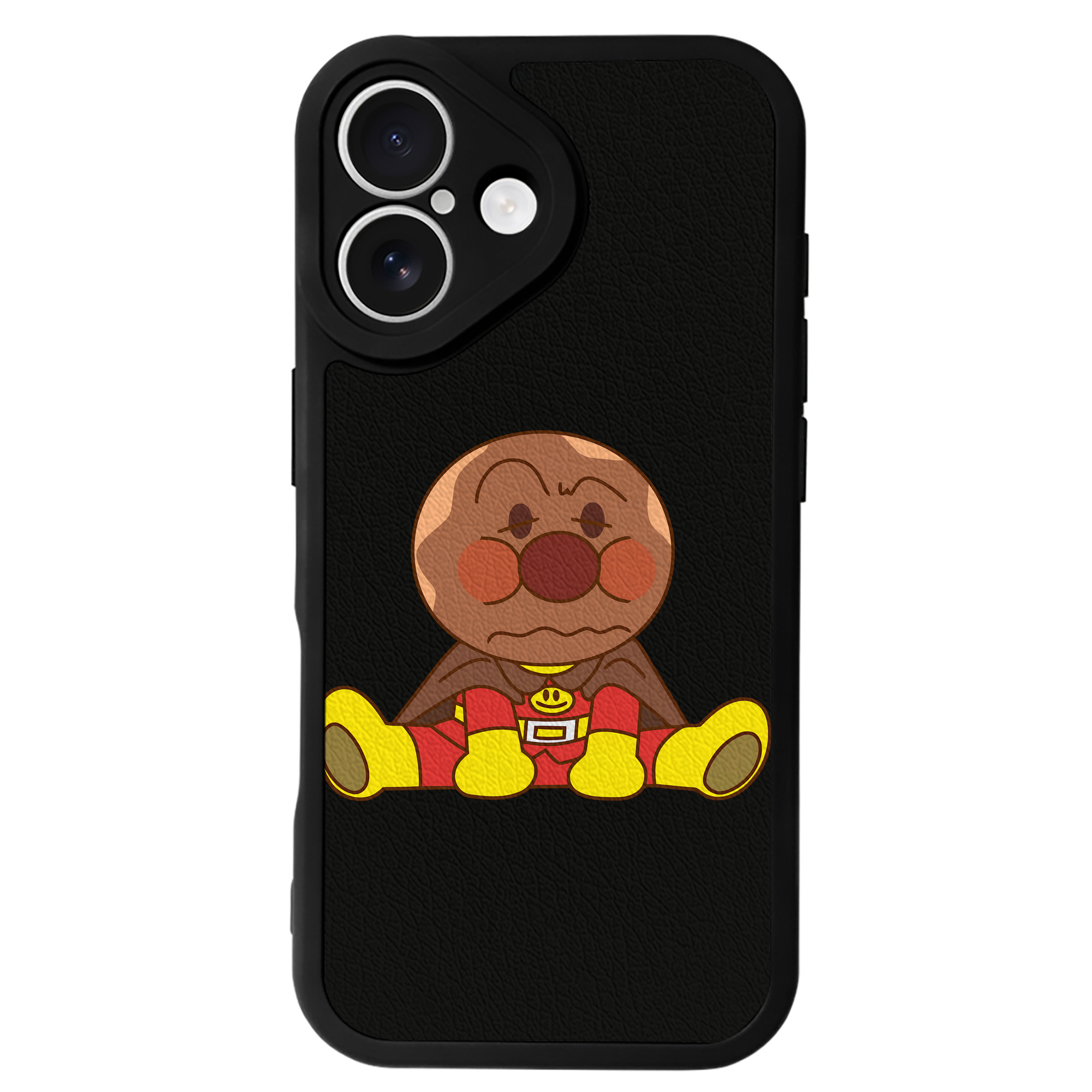 （画像用） アンパンマン Anpanman 【iPhone 16シリーズ対応】シリコンスマホケース（レザー調） 材質：シリコン
